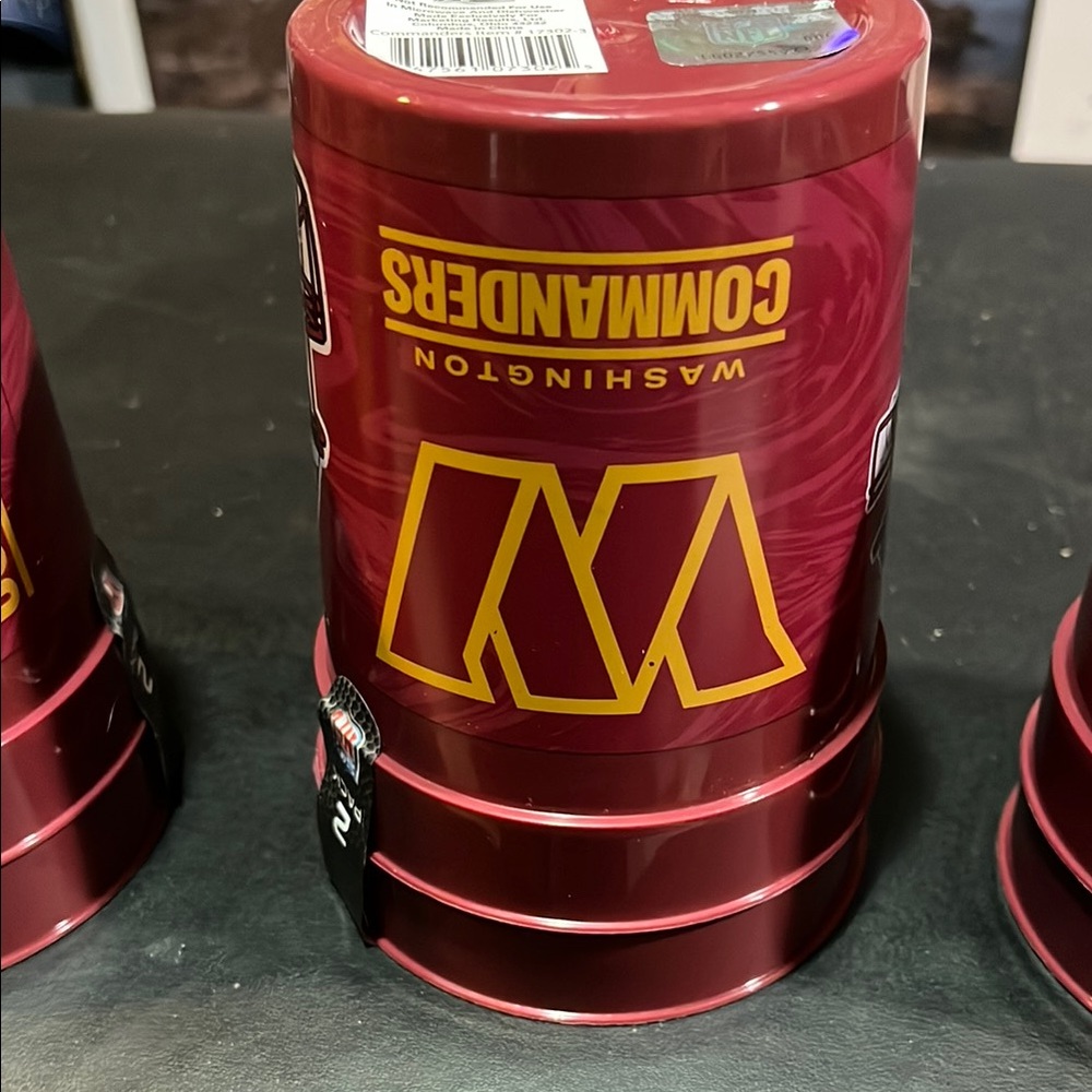 Commanders Red Tumbler Set
